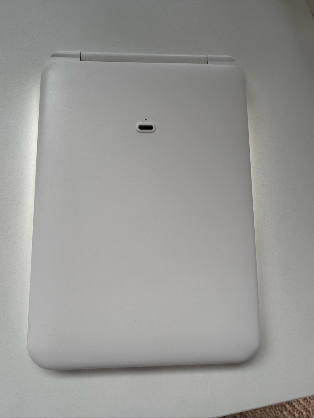 White Tablet Mirror& Light